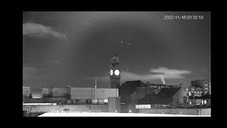 Meteor falling over Rathmines Dublin Ireland livefromireland [upl. by Ahsinar]