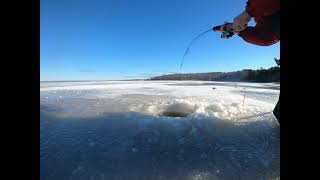 Ice Fishing New Brunswick December 2021 [upl. by Orvil785]