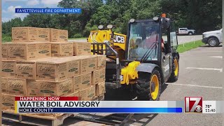 Water provided in Hoke County after boil order spurred by Debby [upl. by Lunnete]