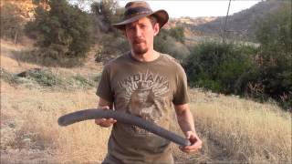 Hunting Boomerang  Extreme Range  The Aboriginal Karli [upl. by Barcus927]