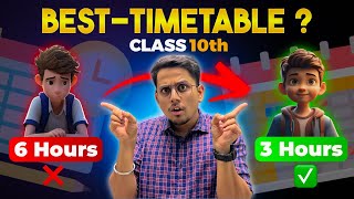 🔥THIS is HOW we prepare PERFECT TIMETABLE for CLASS 10🔥 [upl. by Maren]