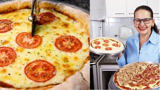 NOSSA RECEITA DE FAMÍLIA FAÇA UMA PIZZA IGUAL DE PIZZARIA NO FORNO DA SUA CASAIsamara Amâncio [upl. by Eliezer]