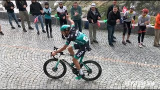 Tour de Suisse So fieberten die Fans an der Tremola mit  Gotthard  Gotthardpass  Egan Bernal [upl. by Lachish]