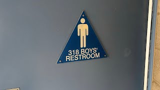 Middle School Main Hallway Boys Restroom Full Shoot [upl. by Jocko]