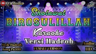 Birosulillahi Wal Badawi KARAOKE Versi Hadroh  Female Version [upl. by Atikal]