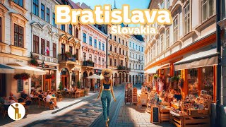 Bratislava Slovakia 🇸🇰 Europes Best Capitals  4k HDR 60fps Walking Tour ▶186min [upl. by Noit]