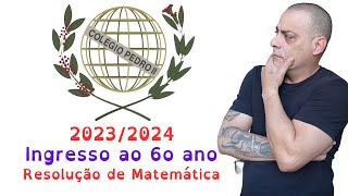 Colégio Pedro II  20232024 RESOLUÇÃO DE MATEMÁTICA [upl. by Ranzini602]