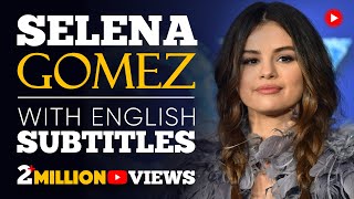 ENGLISH SPEECH  SELENA GOMEZ Trust Yourself English Subtitles [upl. by Atiuqram]