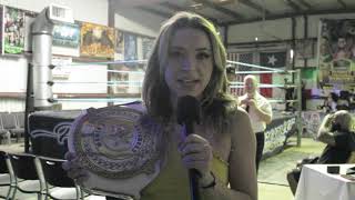 Raychell Rose on defending the New Texas Pro womens title AEW experience amp wrestling beginnings [upl. by Malony698]