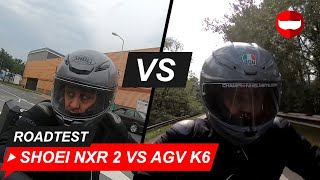 Shoei NXR 2 vs AGV K6  Review amp RoadTest  ChampionHelmetscom [upl. by Chon37]