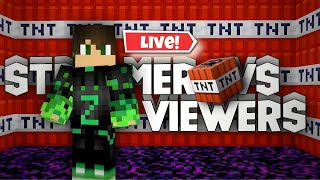 Minecraft Streamer VS Viewers TNT Game shorts minecraft [upl. by Lashond676]