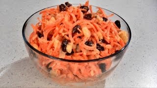 Carrot Raisin Salad Recipe [upl. by Bailar]