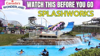 SPLASH WORKS 4K  ALL attractions in 2023  Is it WORTH it  Water park in Canadas Wonderland [upl. by Maye]