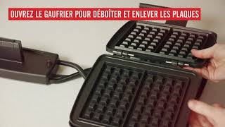 Le Gaufrier Frifri  Comment changer les plaques [upl. by Bee]