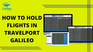 Air Ticketing Training  How to Hold Flights in Travelport Galileo for Any Passenger  Travelport [upl. by Corabel]