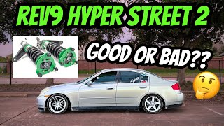 Rev9 Hyper Street 2 COILOVERS 2 YEAR REVIEW [upl. by Patrica633]