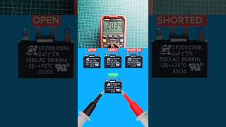 How to check capacitor is working or not  capacitor check multimeter  capacitor checking [upl. by Ellehcar]