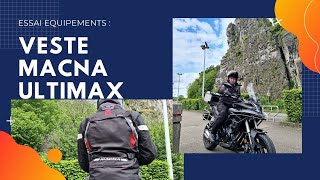 Veste Macna Ultimax la veste touring confortable et pour toute lannée macna [upl. by Inanuah]