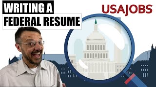 How to Write a USAJOBs Resume [upl. by Reisman]