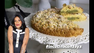 SBRICIOLATA DI PASTA FROLLA CON CREMA AI PISTACCHI  IN CUCINA CON JAYA  VIDEO RICETTA BIMBY [upl. by Ynnij]