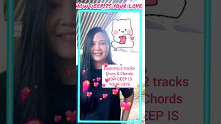 HOW DEEP IS YOUR LOVE  BEE GEES vocal amp drum amp chordsTinny Maria popmusic popularsong shorts [upl. by Marris]