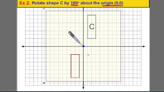 Transformations Rotating Shapes 1 [upl. by Valerle]