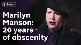 Marilyn Manson interview 2017 broken legs namesakes CIA recruitment and two decades of obscenity [upl. by Osnerol]