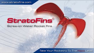 Water Rocket Fins  StratoFins Screwon Fins [upl. by Dinan86]