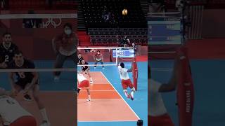 3 service variances in a row Leon Wilfredo 😱volleyball shorts [upl. by Alisander]