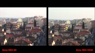 Sony NEX 5N vs NEX VG20  Tone Comparison  Part 01 [upl. by Aivle]