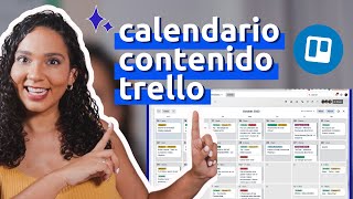 Haz un calendario de contenido para redes sociales con Trello  App para hacer un plan de contenido [upl. by Bigod]