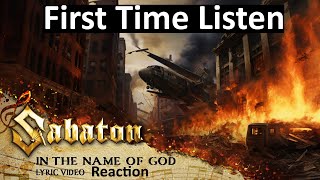 Sabaton In The Name of God Reaction  First Time Listen [upl. by Nosnehpets173]