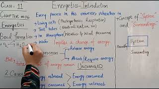 ChemistryClass11Chapter6EnergeticsIntroduction to EnergeticsFbiseNational Book Foundation [upl. by Enined]