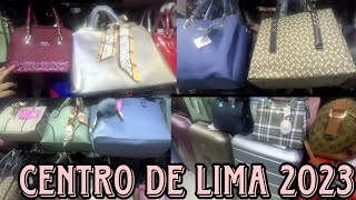 ✓CARTERAS MOCHILAS MALETAS TENDENCIA 2023‼️ por Mayor amp menor CENTRO DE LIMA [upl. by Freyah]