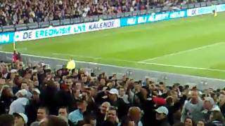 Feyenoord  RKC waalwijk 30 Sfeer Lyrics komen wij uit Rotterdam [upl. by Eniksre294]