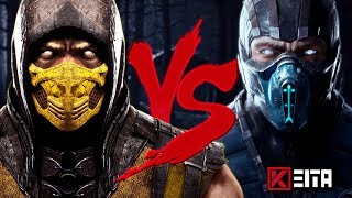 🔴 SCORPION VS SUBZERO  DUELO DE LENDAS [upl. by Aivatnwahs]