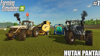 MAKING A SILAGE BALES  HUTAN PANTAI  FARMING SIMULATOR 25  7  DIGITAL FARMER 👩‍🌾 [upl. by Gesner380]