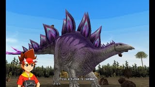 Dinosaur King Arcade Game 恐竜キング  Stegosaurus VS the Alpha Fortress Easy [upl. by Demetrius]