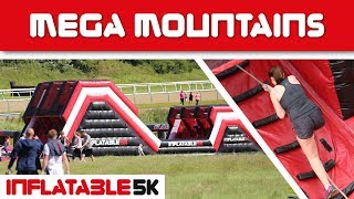 Mega Mountains  Inflatable 5k Obstacle Run [upl. by Ardnoet]