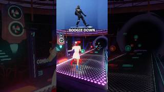 BOOGIE DOWN in DANCE DASH BEAT SABER VR Fortnite TikTok Meme Songs Mixed Reality Quest 3 [upl. by Rollins]