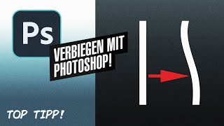 Photoshop  Blitzschnell etwas verbiegen SIMPEL [upl. by Burta]