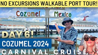 Carnival cruise to Cozumel Mexico cruise port 2024 [upl. by Ck]