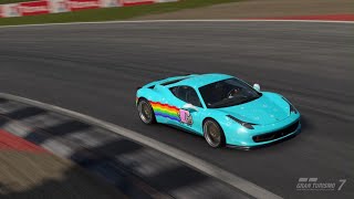 GT7  Passing Ferraris with the Purrari [upl. by Audras]