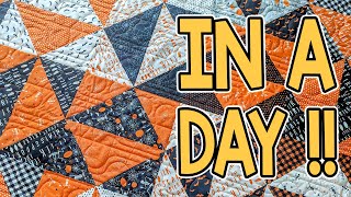 Inverse Quilt Pattern  Layer Cake Friendly  Fast Easy and Beginner Friendly [upl. by Bergess]