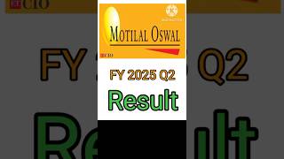 Motilal Oswal Share Result  Motilal Oswal Share News motilaloswal trading stockmarket [upl. by Drofiar]