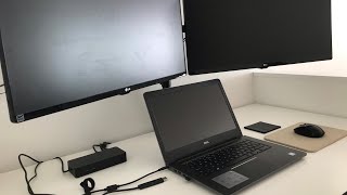 How to Setup 3 or more MonitorsScreens to a Laptop or PC Using Dell Dock D6000 Easiest Setup [upl. by Nassi]