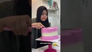 Sharp edges hack  toy cake  cake for kids  cake baking  viral cake hacks [upl. by Sayre]