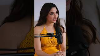 Tamanna bhatia wants peace 😅🙄 shorts podcast windowclips [upl. by Eeb]