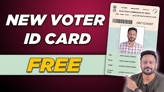 How to get new Voter ID Card  2023 process  FREE 🤯 [upl. by Dahraf]