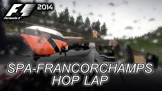 F1 2014  PS3X360PC  SpaFrancorchamps Hot Lap Gameplay Trailer [upl. by Thurmann]